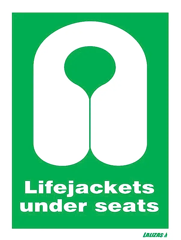 sign for lifejackets