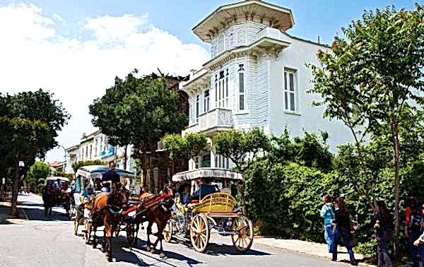 Go ashore to explore - beautiful island houses