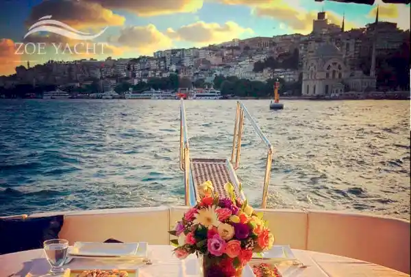 Dinner cruise at sunset Istanbul Bosphorus