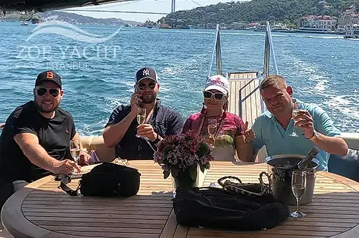 Image of a short Bosphorus cruise tour by boat in Istanbul Turkey